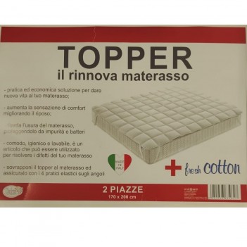 Topper microfibra 1 piazza