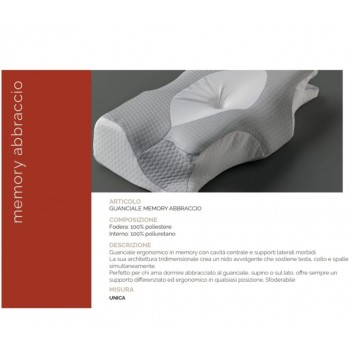 Guanciale merory Abbraccio